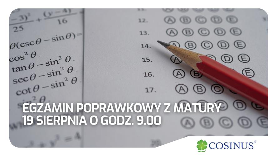 Egzamin poprawkowy z matury