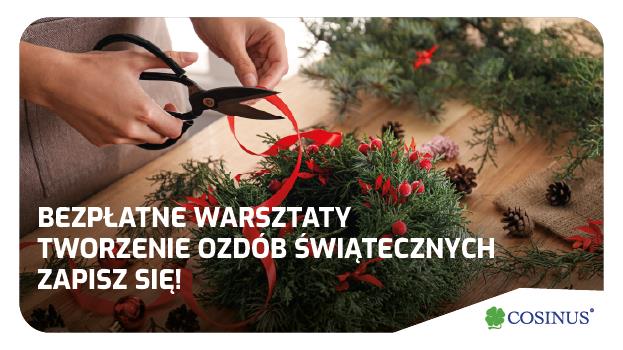 Bezpłatne warsztaty florystyczne 13.12.2025