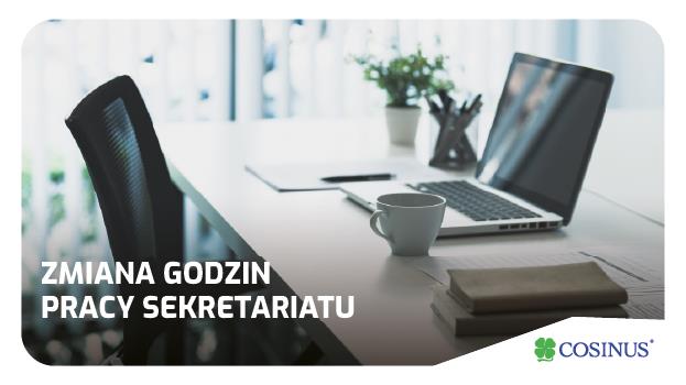Zmiana godzin pracy sekretariatu