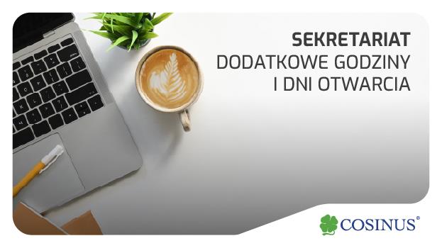 Zmiana godzin pracy sekretariatów