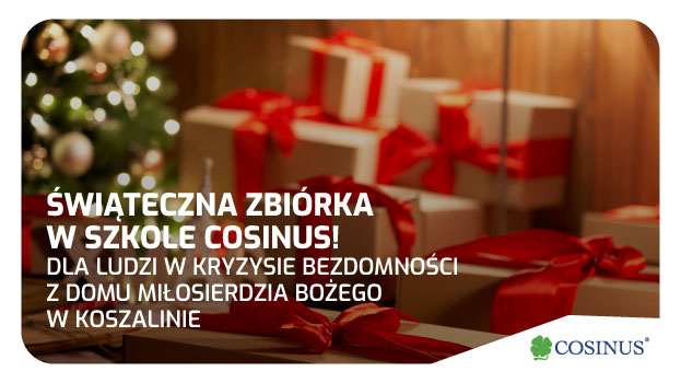Świąteczna zbiórka w szkole Cosinus!