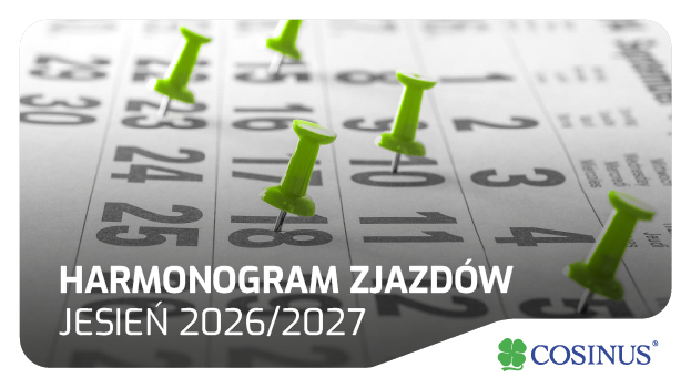 Harmonogram zjazdów w semestrze jesiennym