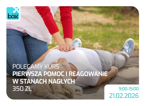 KURS Pierwsza pomoc i reagowanie w stanach nagłych